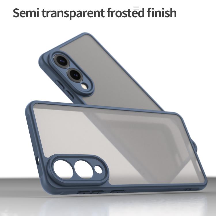 For Samsung Galaxy S25 Edge 5G Fan Dun Series TPU Hybrid PC Frosted Phone Case