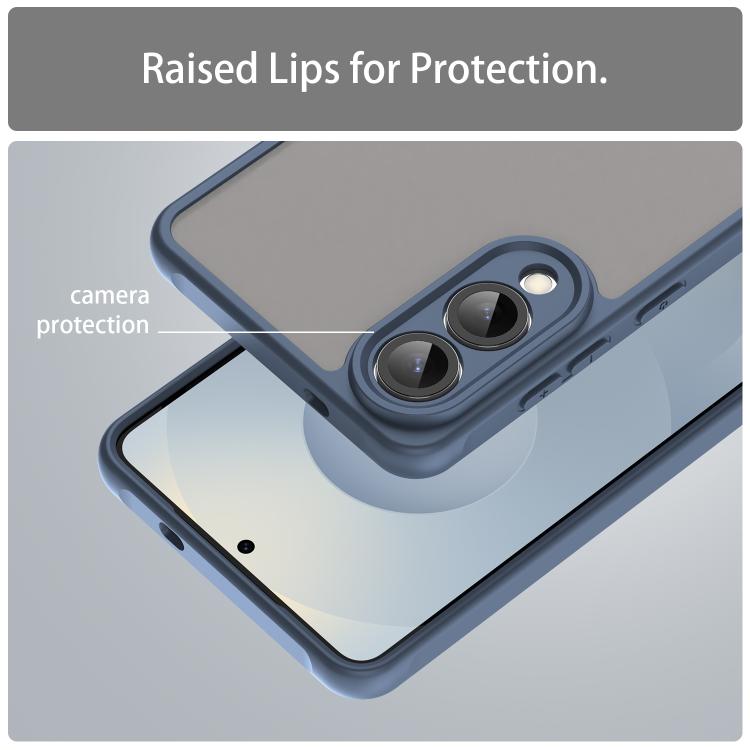 For Samsung Galaxy S25 Edge 5G Fan Dun Series TPU Hybrid PC Frosted Phone Case