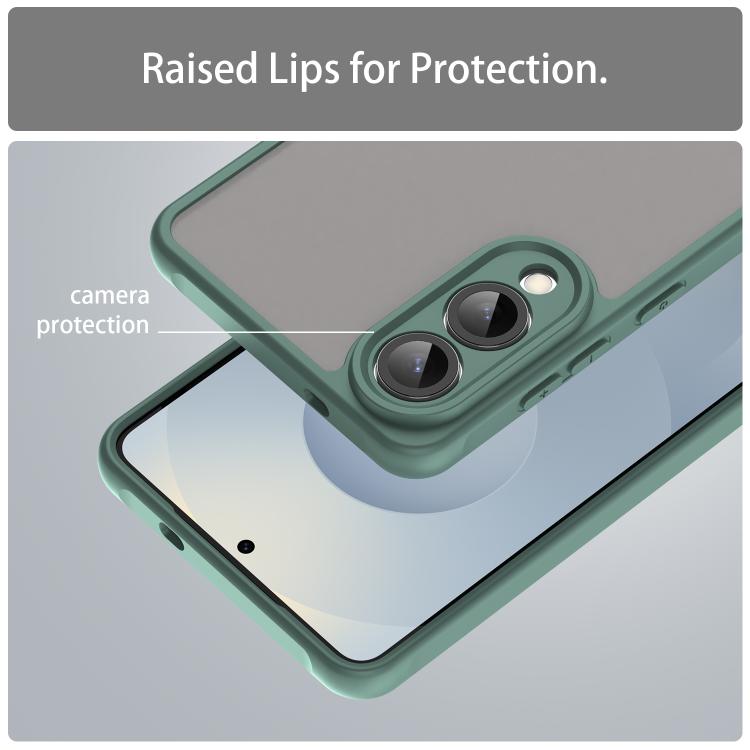 For Samsung Galaxy S25 Edge 5G Fan Dun Series TPU Hybrid PC Frosted Phone Case