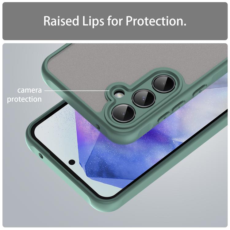 For Samsung Galaxy S24+ 5G Fan Dun Series TPU Hybrid PC Frosted Phone Case