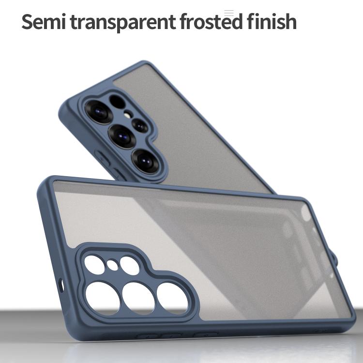 For Samsung Galaxy S25 Ultra 5G Fan Dun Series TPU Hybrid PC Frosted Phone Case