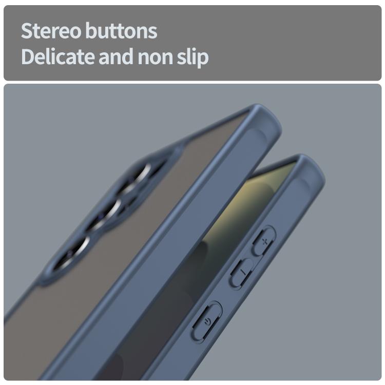 For Samsung Galaxy S25 Ultra 5G Fan Dun Series TPU Hybrid PC Frosted Phone Case
