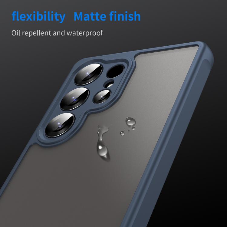 For Samsung Galaxy S25 Ultra 5G Fan Dun Series TPU Hybrid PC Frosted Phone Case
