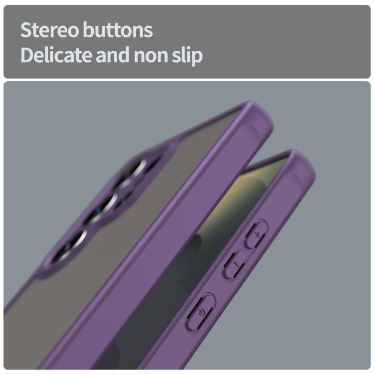 For Samsung Galaxy S25 Ultra 5G Fan Dun Series TPU Hybrid PC Frosted Phone Case