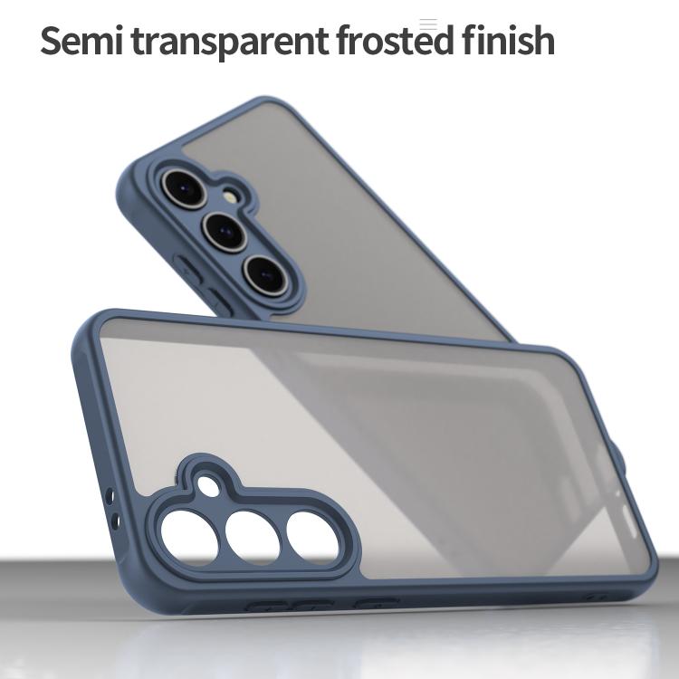 For Samsung Galaxy S24 FE 5G Fan Dun Series TPU Hybrid PC Frosted Phone Case
