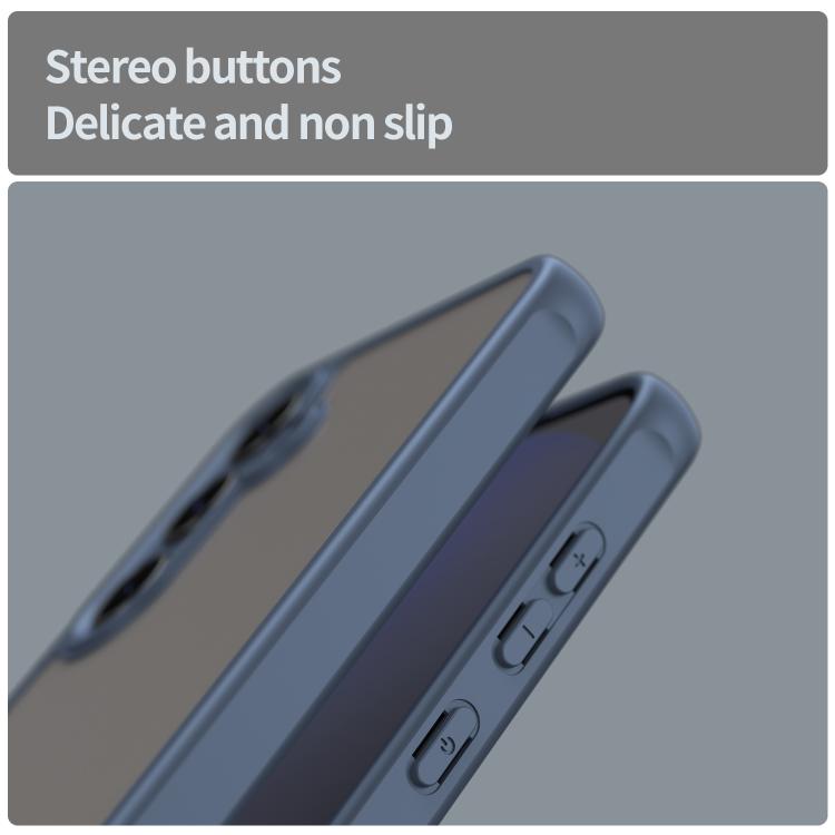 For Samsung Galaxy S24 FE 5G Fan Dun Series TPU Hybrid PC Frosted Phone Case