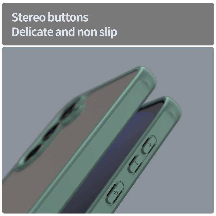 For Samsung Galaxy S24 FE 5G Fan Dun Series TPU Hybrid PC Frosted Phone Case