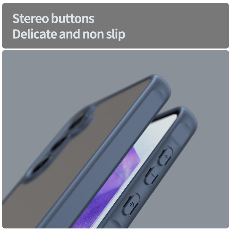 For Samsung Galaxy A55 5G Fan Dun Series TPU Hybrid PC Frosted Phone Case
