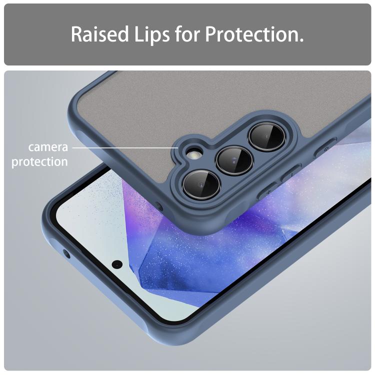 For Samsung Galaxy A36 5G Fan Dun Series TPU Hybrid PC Frosted Phone Case