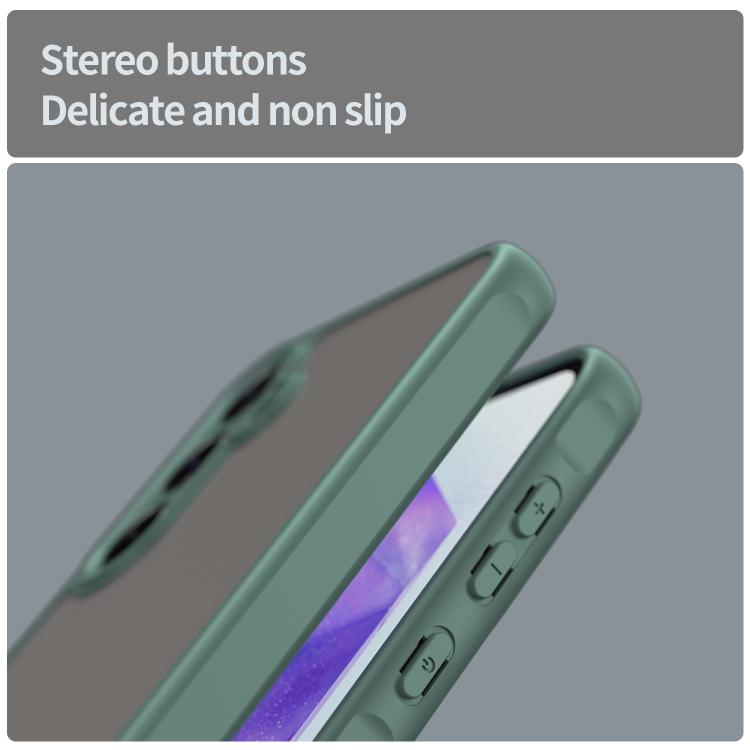 For Samsung Galaxy A35 5G Fan Dun Series TPU Hybrid PC Frosted Phone Case