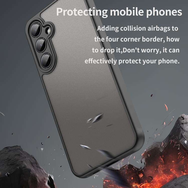 For Samsung Galaxy A26 5G Fan Dun Series TPU Hybrid PC Frosted Phone Case