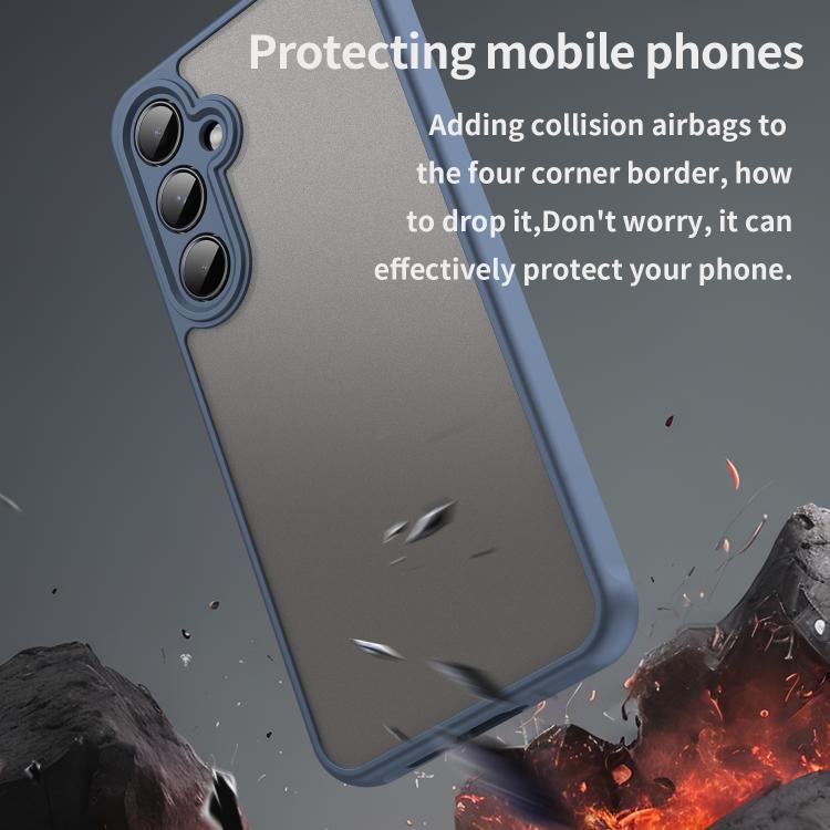 For Samsung Galaxy A16 4G Fan Dun Series TPU Hybrid PC Frosted Phone Case