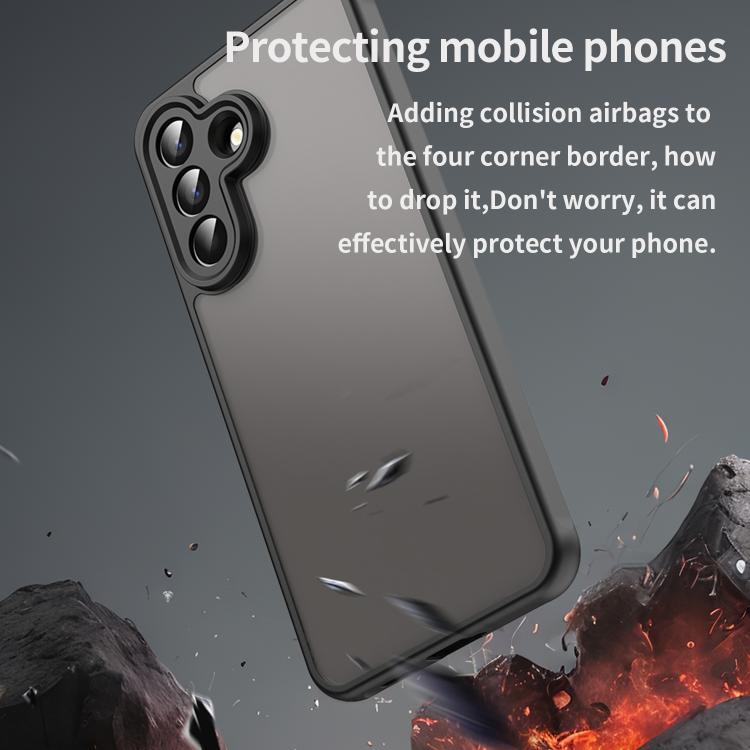 For Samsung Galaxy A57 5G Fan Dun Series TPU Hybrid PC Frosted Phone Case
