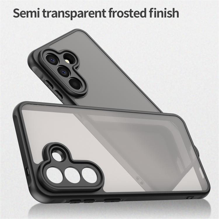 For Samsung Galaxy A57 5G Fan Dun Series TPU Hybrid PC Frosted Phone Case