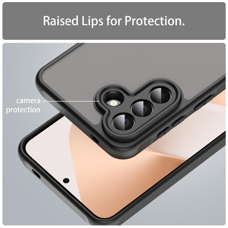For Samsung Galaxy A57 5G Fan Dun Series TPU Hybrid PC Frosted Phone Case