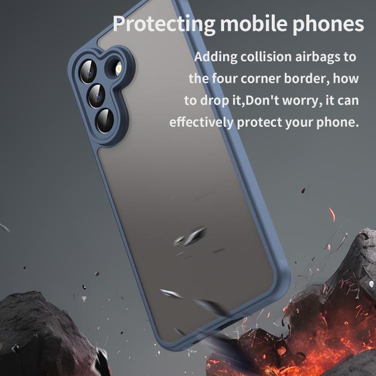 For Samsung Galaxy A57 5G Fan Dun Series TPU Hybrid PC Frosted Phone Case