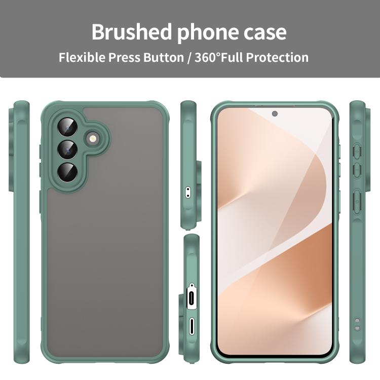 For Samsung Galaxy A57 5G Fan Dun Series TPU Hybrid PC Frosted Phone Case