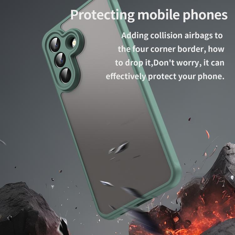For Samsung Galaxy A57 5G Fan Dun Series TPU Hybrid PC Frosted Phone Case