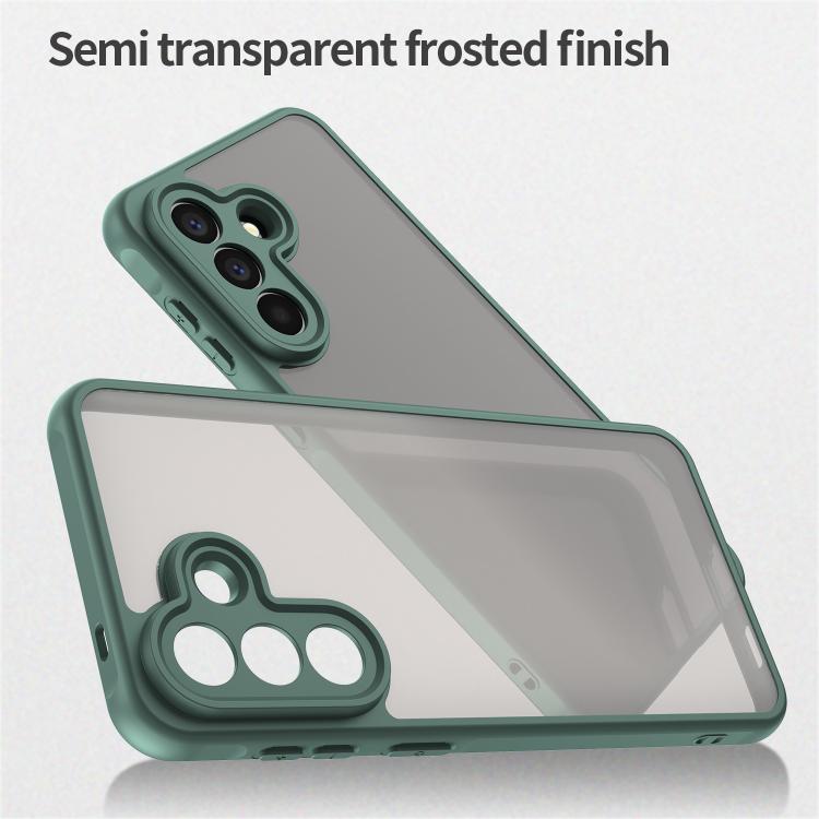 For Samsung Galaxy A57 5G Fan Dun Series TPU Hybrid PC Frosted Phone Case