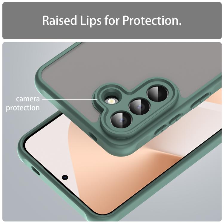 For Samsung Galaxy A57 5G Fan Dun Series TPU Hybrid PC Frosted Phone Case