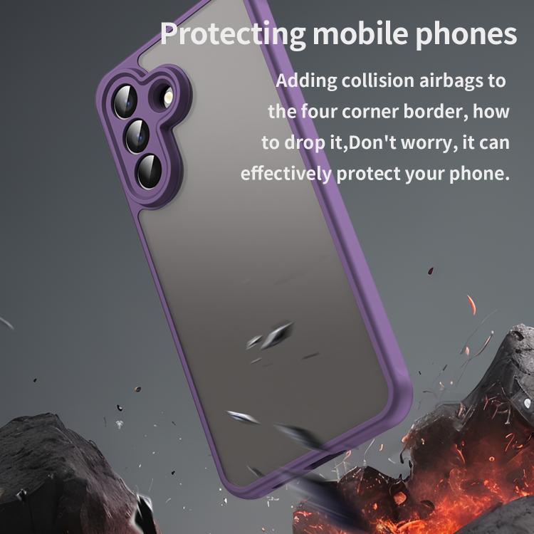 For Samsung Galaxy A57 5G Fan Dun Series TPU Hybrid PC Frosted Phone Case