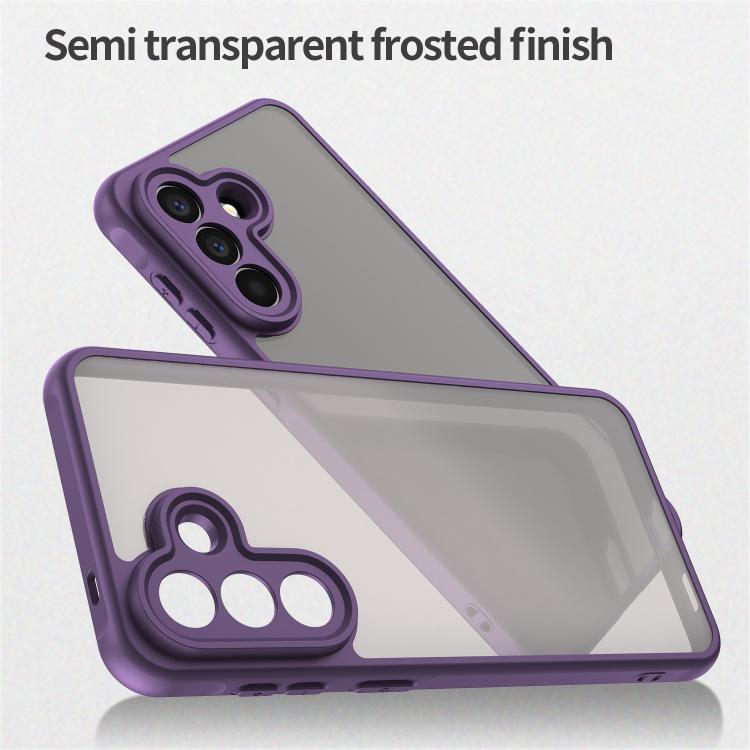 For Samsung Galaxy A57 5G Fan Dun Series TPU Hybrid PC Frosted Phone Case
