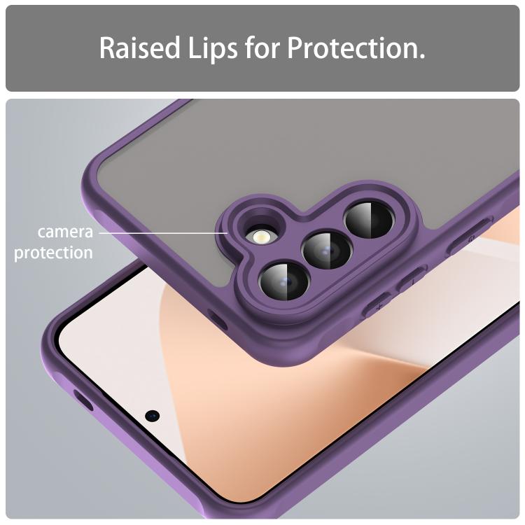 For Samsung Galaxy A57 5G Fan Dun Series TPU Hybrid PC Frosted Phone Case