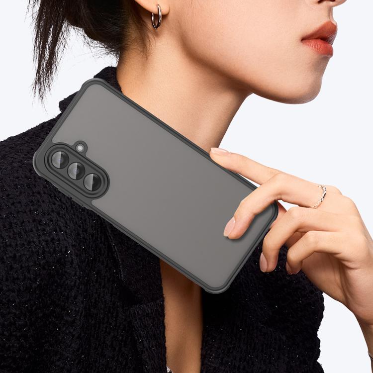 For Samsung Galaxy A17 4G / 5G Fan Dun Series TPU Hybrid PC Frosted Phone Case