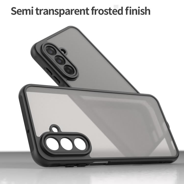 For Samsung Galaxy A17 4G / 5G Fan Dun Series TPU Hybrid PC Frosted Phone Case