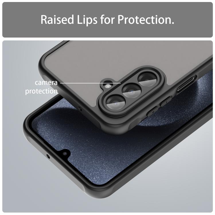 For Samsung Galaxy A17 4G / 5G Fan Dun Series TPU Hybrid PC Frosted Phone Case