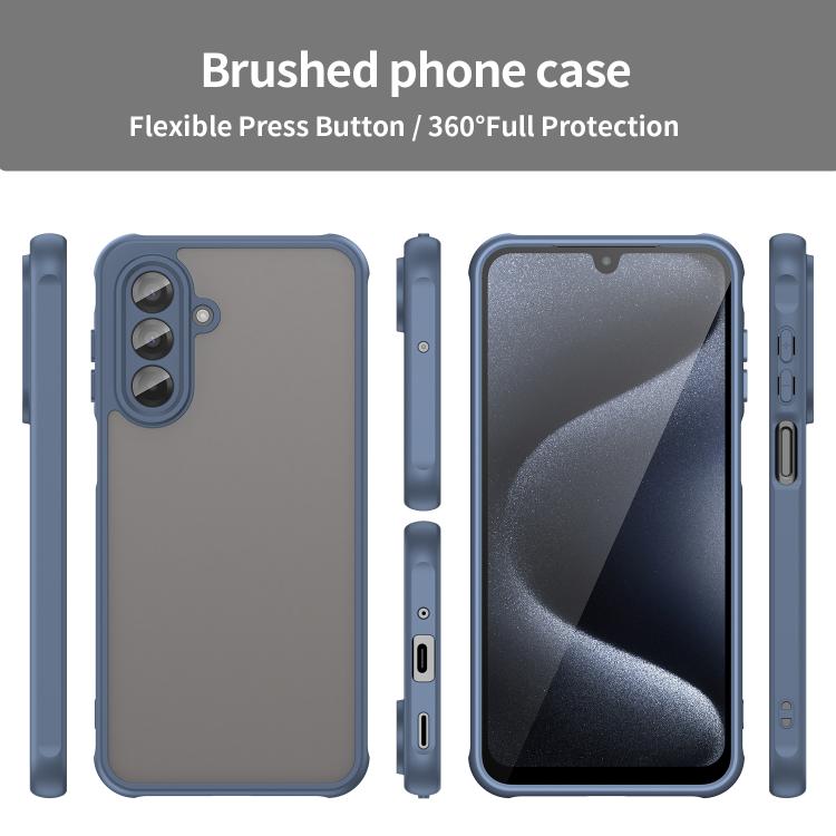 For Samsung Galaxy A17 4G / 5G Fan Dun Series TPU Hybrid PC Frosted Phone Case