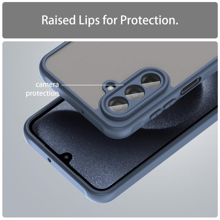 For Samsung Galaxy A17 4G / 5G Fan Dun Series TPU Hybrid PC Frosted Phone Case
