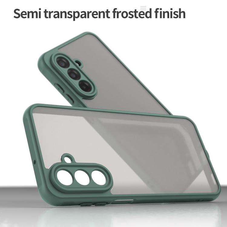 For Samsung Galaxy A17 4G / 5G Fan Dun Series TPU Hybrid PC Frosted Phone Case