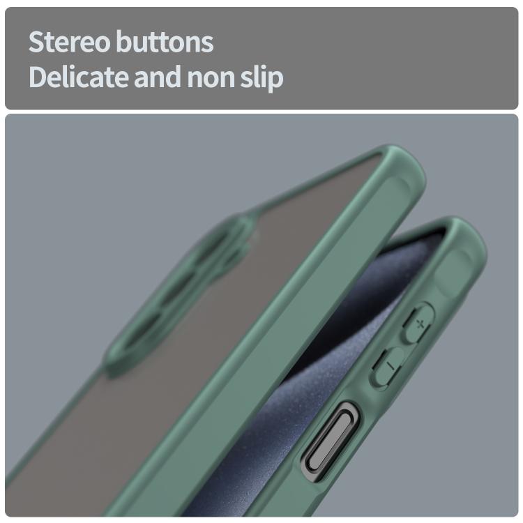 For Samsung Galaxy A17 4G / 5G Fan Dun Series TPU Hybrid PC Frosted Phone Case