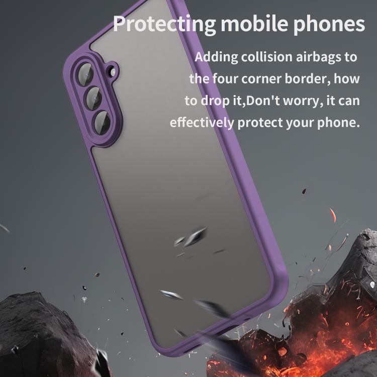For Samsung Galaxy A17 4G / 5G Fan Dun Series TPU Hybrid PC Frosted Phone Case