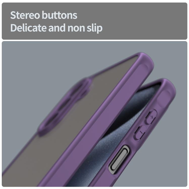 For Samsung Galaxy A17 4G / 5G Fan Dun Series TPU Hybrid PC Frosted Phone Case