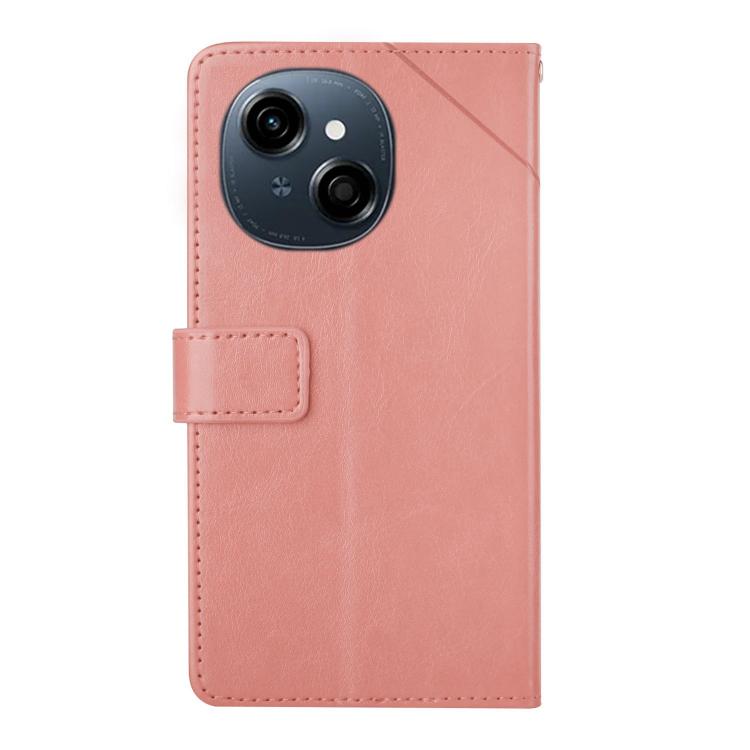 For Tecno Pop 9 4G / Spark Go 2025 4G Y-shaped Pattern Flip Leather Phone Case