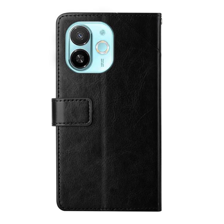 For Tecno Spark 30C 5G Y-shaped Pattern Flip Leather Phone Case