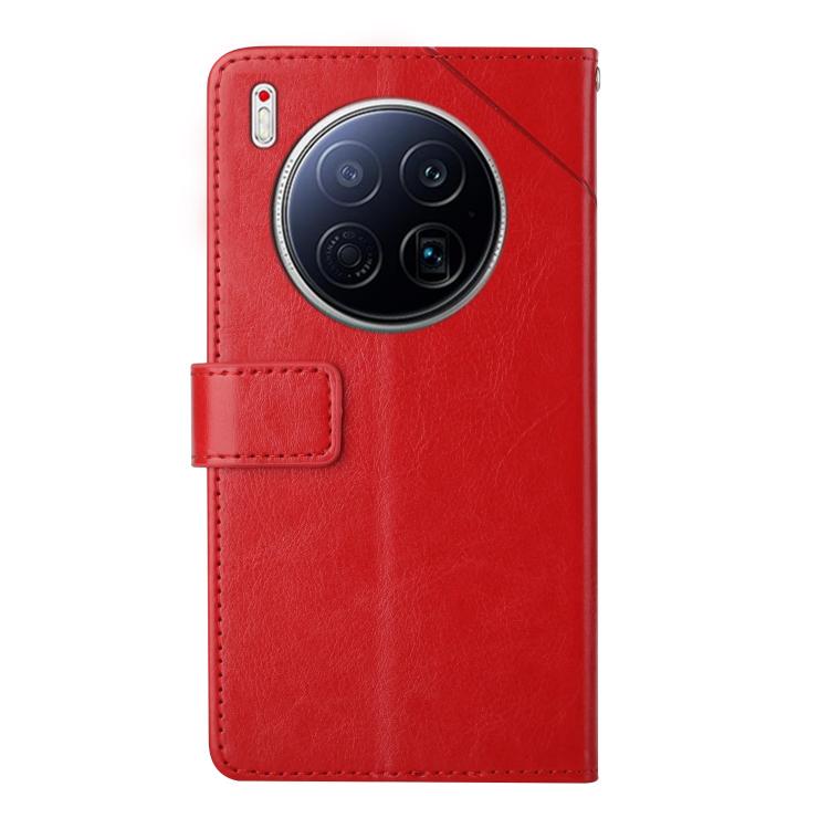 For Tecno Camon 40 Premier Y-shaped Pattern Flip Leather Phone Case