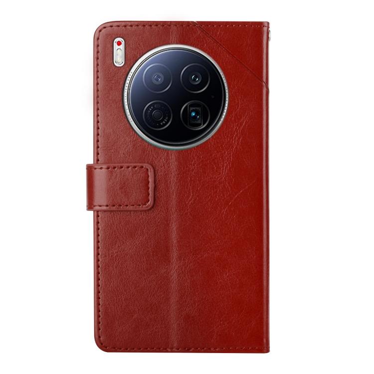 For Tecno Camon 40 Premier Y-shaped Pattern Flip Leather Phone Case
