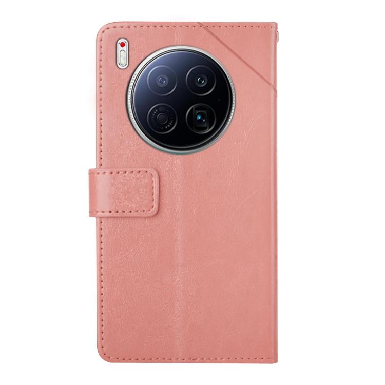 For Tecno Camon 40 Premier Y-shaped Pattern Flip Leather Phone Case