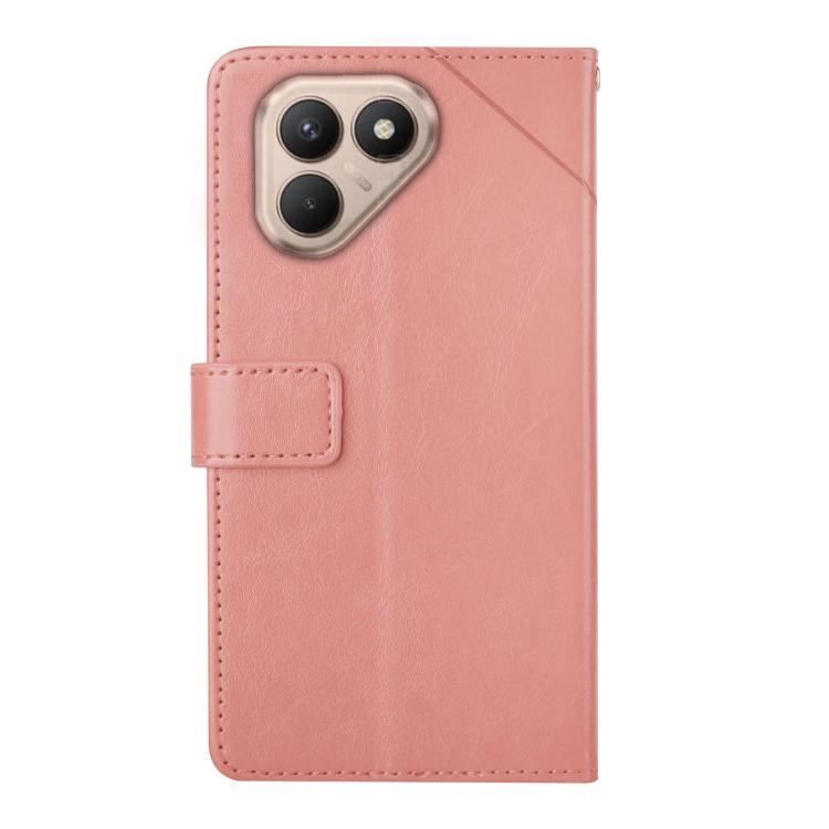 For Tecno Pova 7 4G Y-shaped Pattern Flip Leather Phone Case