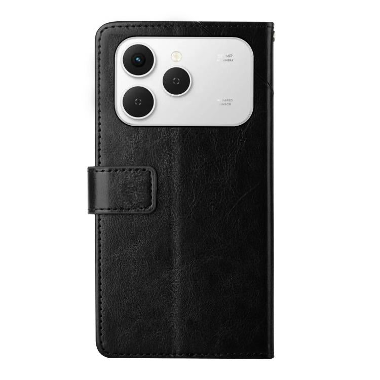 For Tecno Spark 40 4G Y-shaped Pattern Flip Leather Phone Case