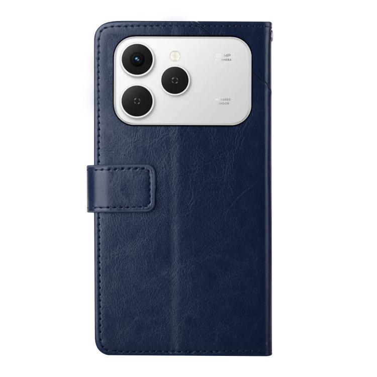 For Tecno Spark 40 4G Y-shaped Pattern Flip Leather Phone Case