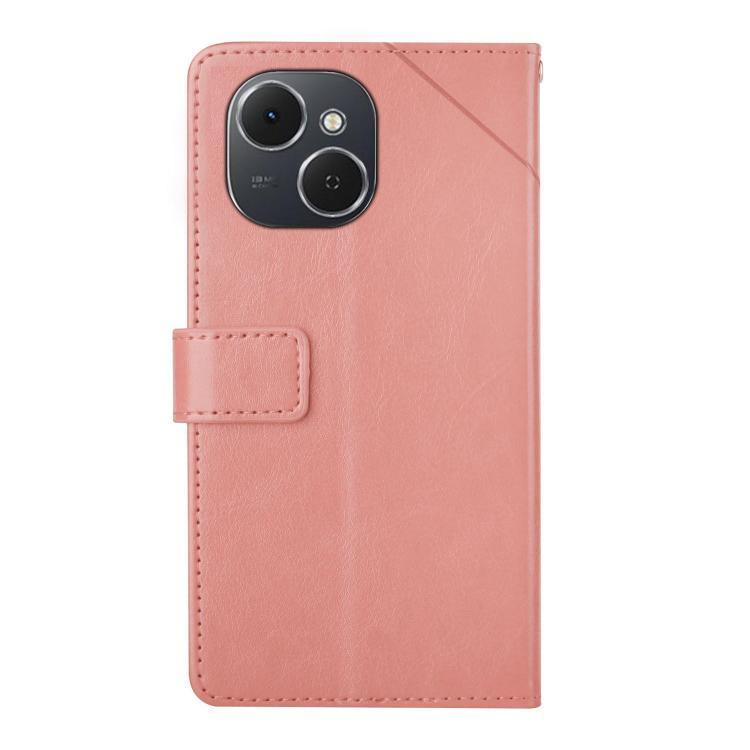 For Tecno Spark 40C Y-shaped Pattern Flip Leather Phone Case