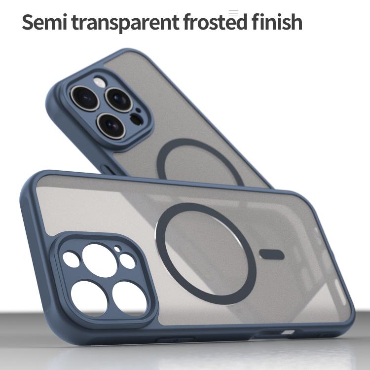 For iPhone 16 Plus Fan Dun Series TPU Hybrid PC Frosted Magsafe Phone Case