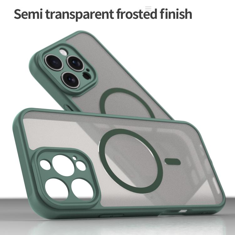 For iPhone 15 Plus Fan Dun Series TPU Hybrid PC Frosted Magsafe Phone Case