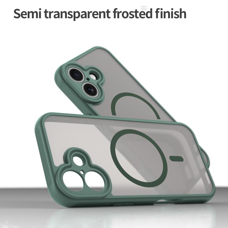 For iPhone 17 Fan Dun Series TPU Hybrid PC Frosted Magsafe Phone Case