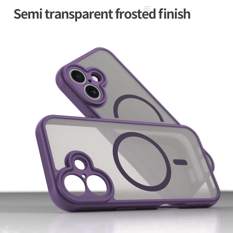 For iPhone 17 Fan Dun Series TPU Hybrid PC Frosted Magsafe Phone Case
