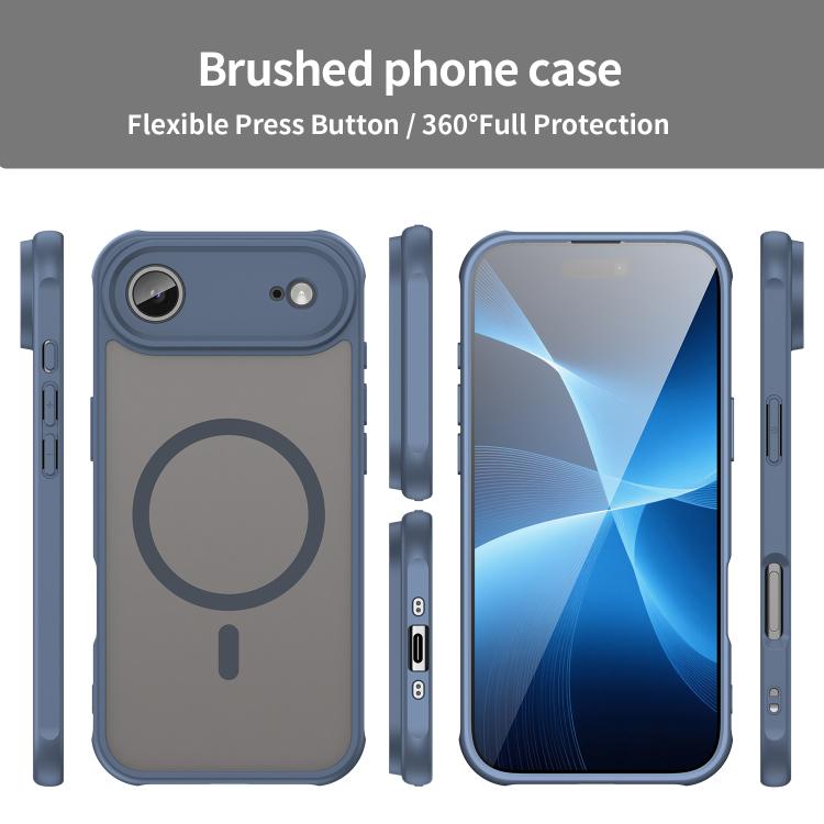 For iPhone  Air Fan Dun Series TPU Hybrid PC Frosted Magsafe Phone Case